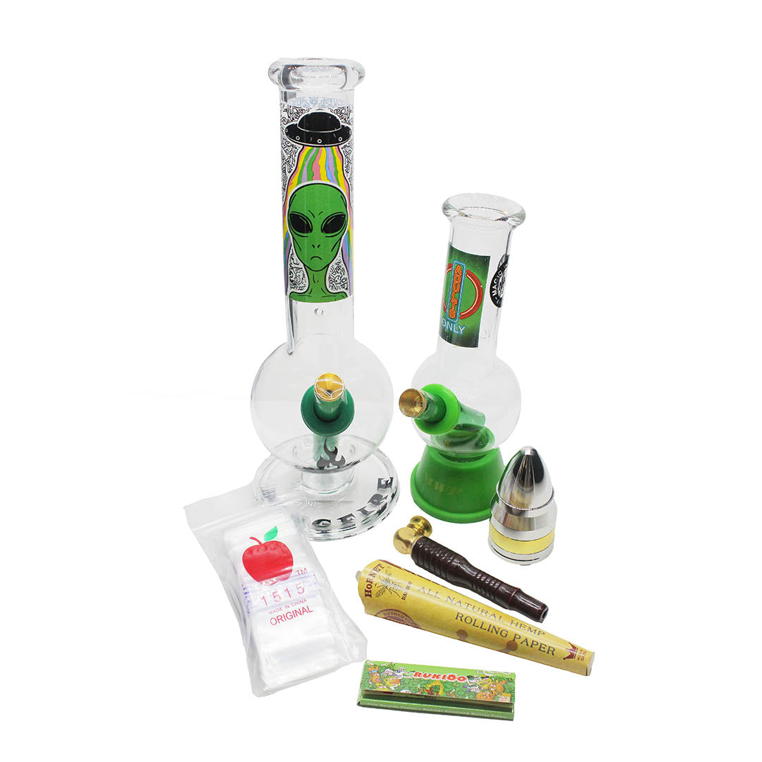 Bongs Bundle Regular Pack Alien Smoke Bong Kit – Bongs Mart AU