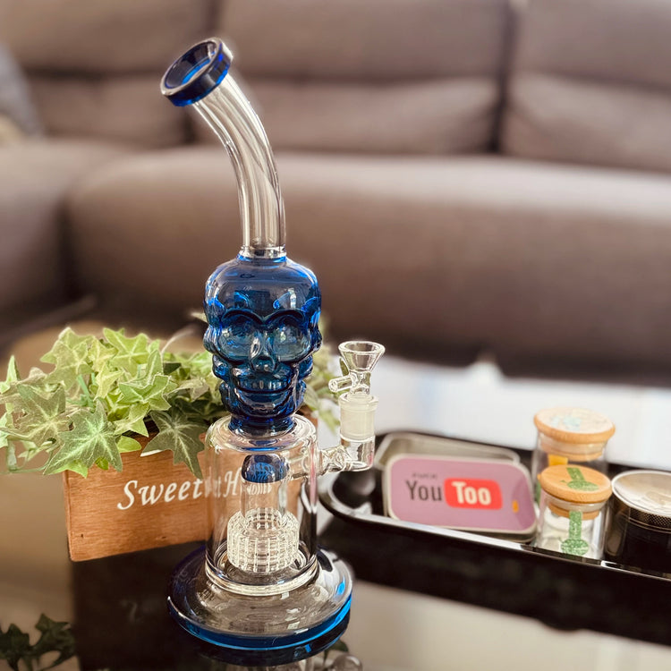 Blue Skull Bong from Bongsmart