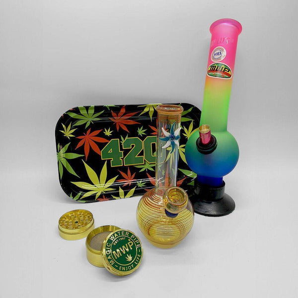 Bong Bundle Set - Rainbow Bong