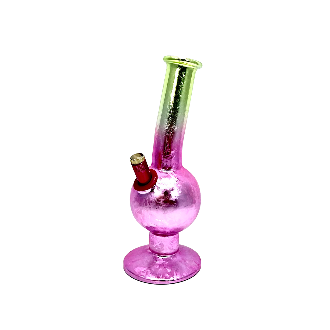 Special Edition Medium Bent Bubble Bonza Bong Metallic 23cm available online in Australia