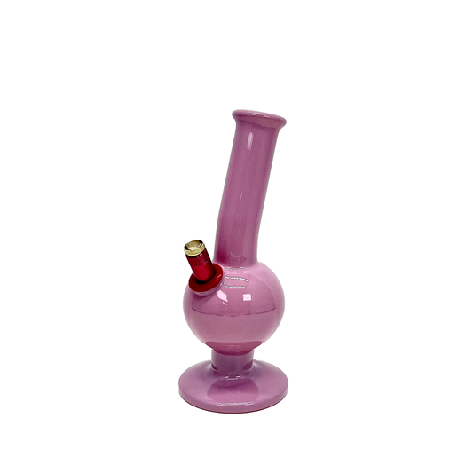 Medium Bent  Bubble Bonza Bong Pink color  23cm (Special Edition only 1 in stock)