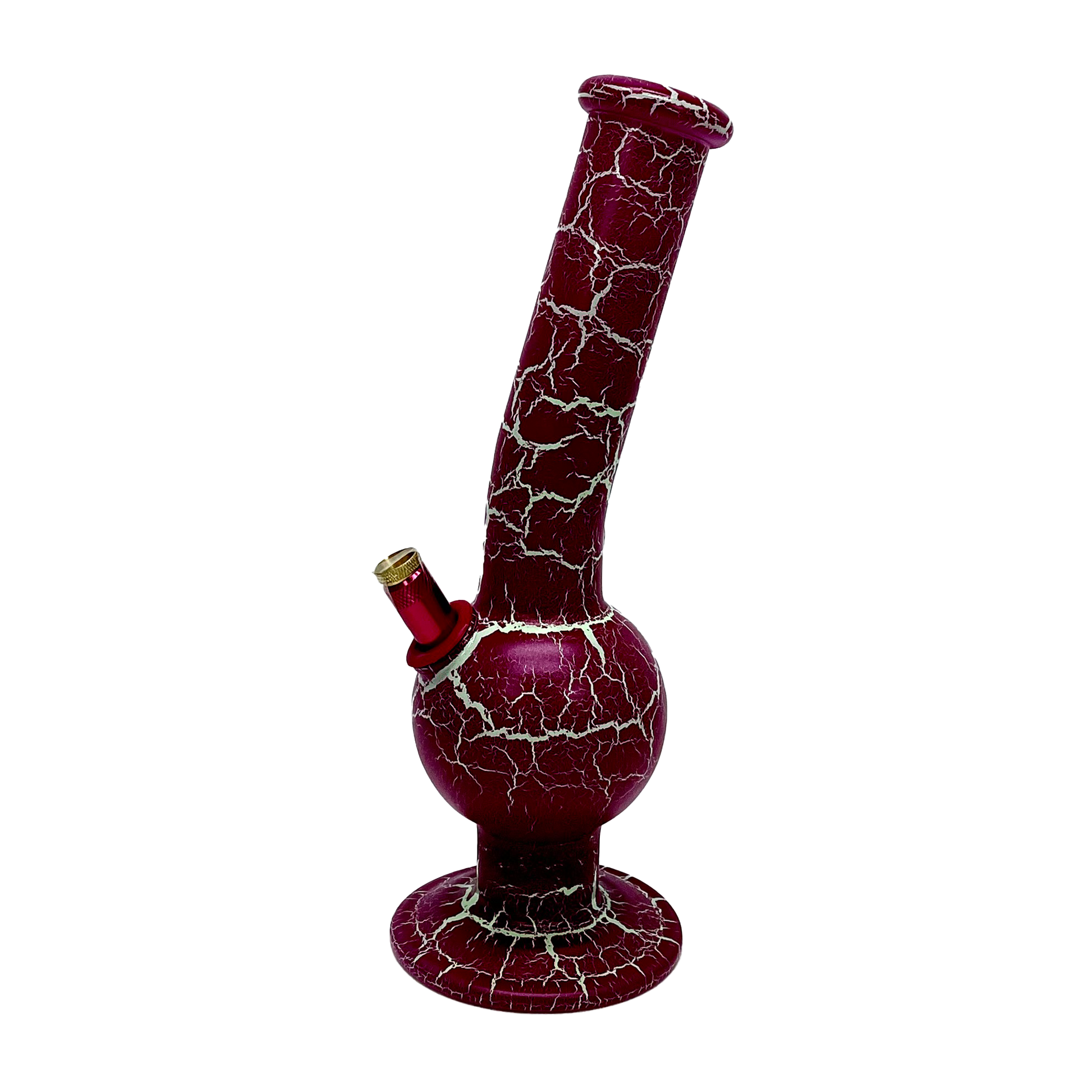 Special Edition Bongfire 38cm Large Glass Bong with Metal Stem