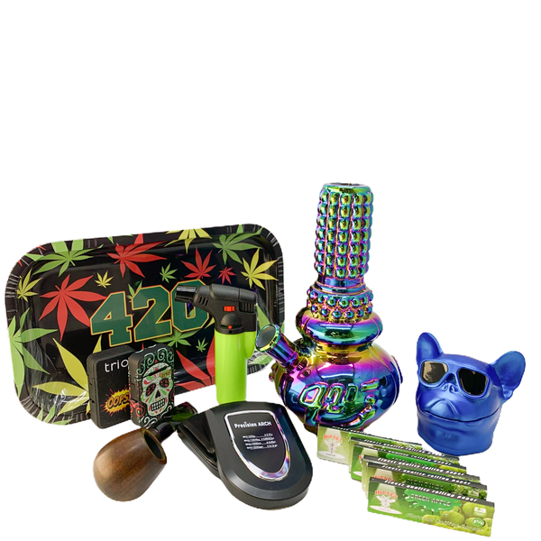 Bong Bundle Pack -  Iridescent Tornado