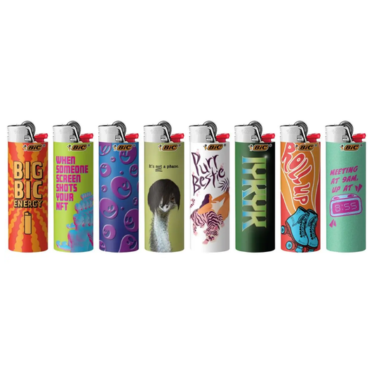 BIC Special Edition Lighers 50pcs - Rotating Trends Series Maxi Pocket