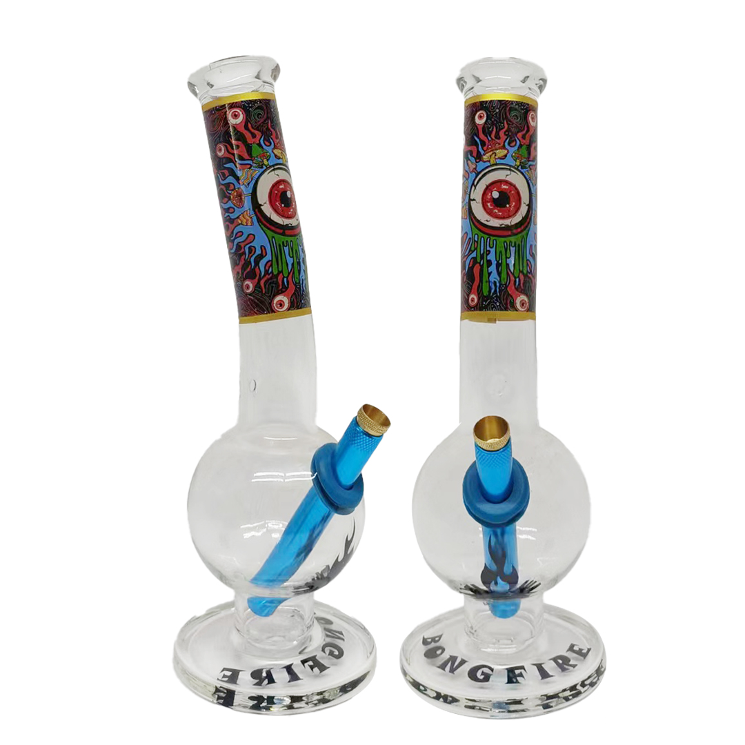 Bongfire Medium Glass Bongs Eyeballs - 28cm