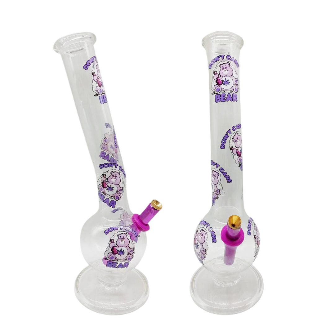 Bongfire Glass Big Bong Purple DCB 35cm