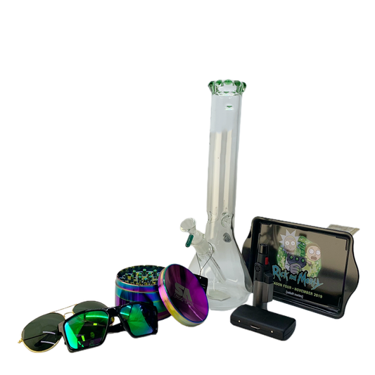 Bongs Bundle Pack - Green Accent Beaker Bundle