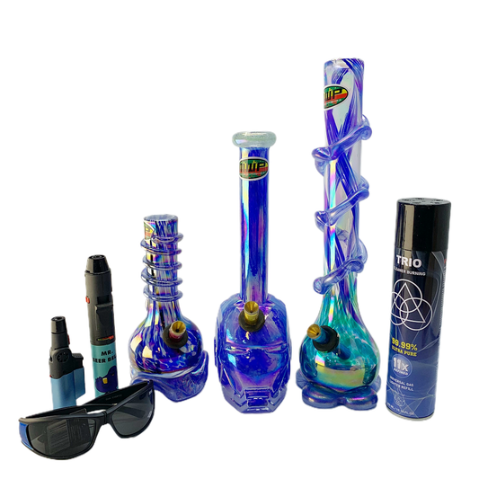 Bongs Bundle Pack - Swirl & Groot Glass Bundle