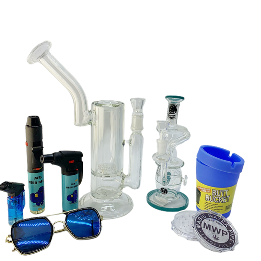 Bongs Bundle Pack - Recycler & Percolator Rig Bundle