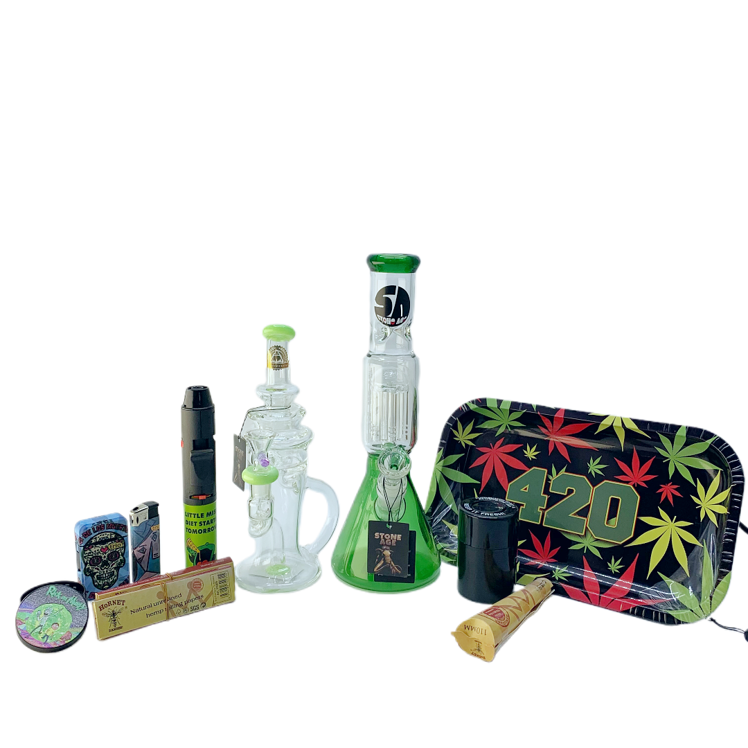 Bongs Bundle Pack - Green Dream Bong Bundle