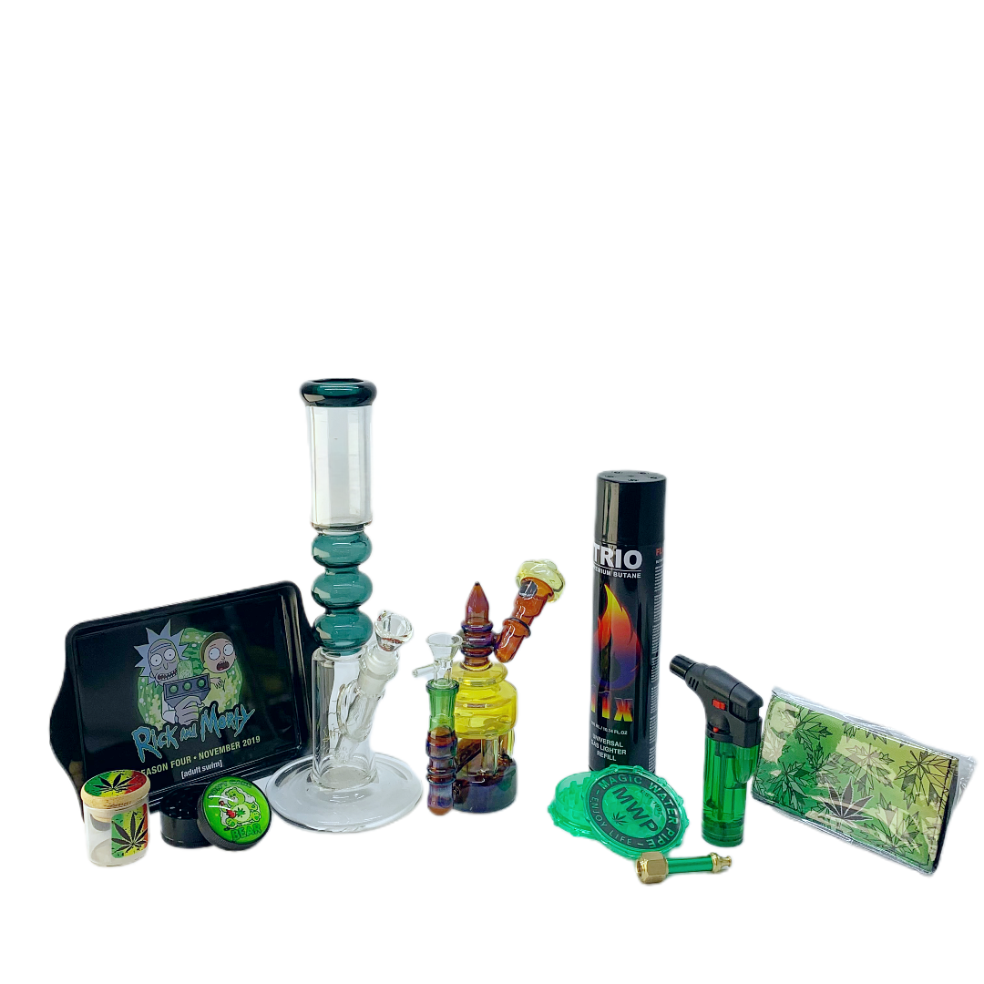 Bongs Bundle Pack - Emerald Essentials Bong Bundle