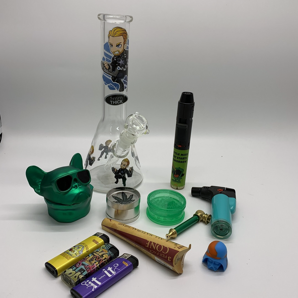 Bong Bundle Set - Captain America