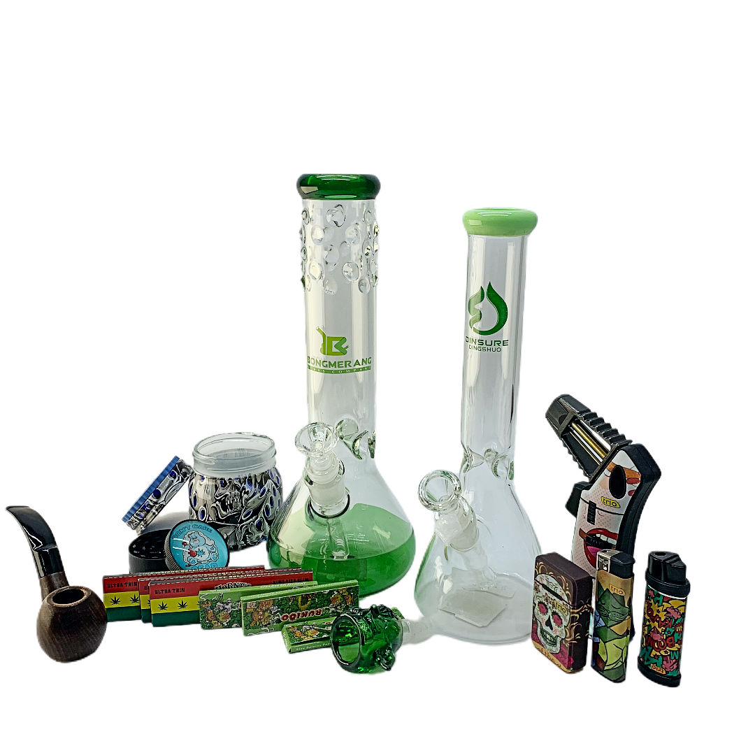 Green Crazy Combo Bongs Pack