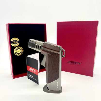 JOBON Jet Lighter - Silver Brown