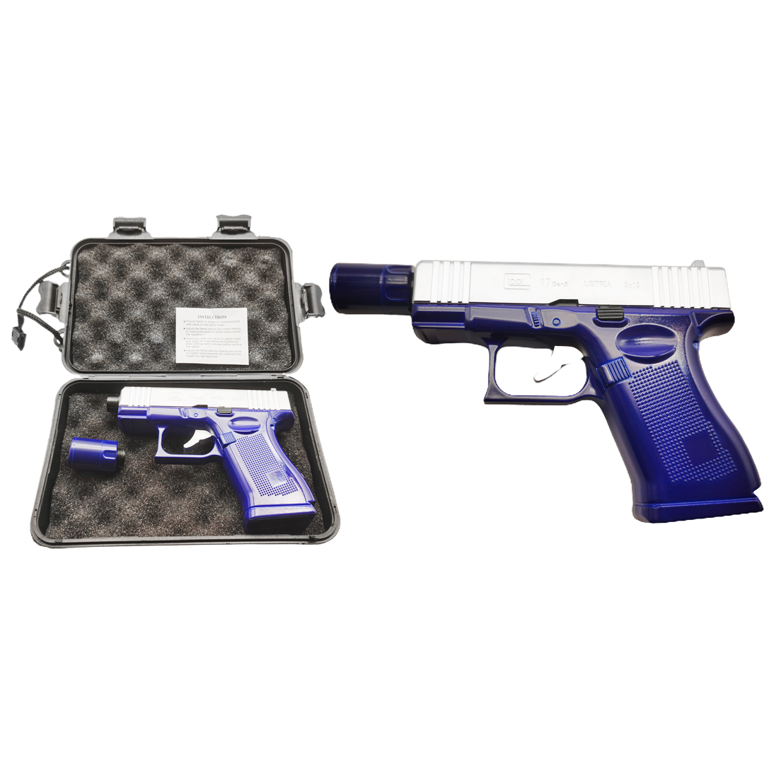 JOBON Jet Lighter Gun - Sliver Blue