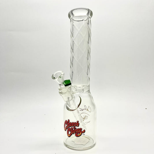 Cheech Chong (USA Brand) Glass Bong Beaker Square - 33cm