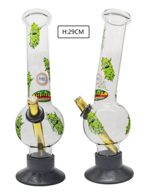 Glass Bonza Bubble 'Mr Bud' 29cm water pipe available online in Australia