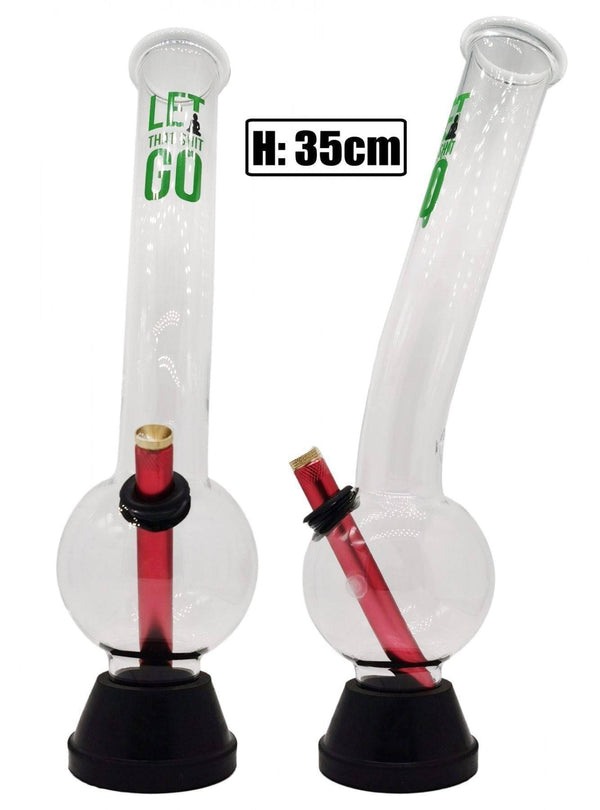 XLarge Glass Bonza Bubble Bong - Let It Go Design from Bongs Australia