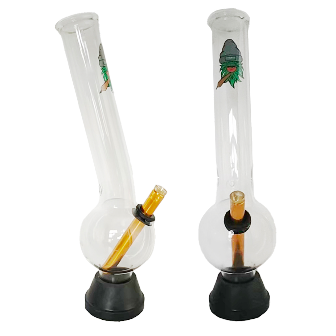 Large Bent Bubble Bong/Waterpipe With RM Design (35cm) - MWP Bong - BongsMart Australia