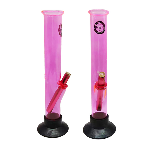 MWP Large Glass Bongs Pink Did (30cm) Pink Bong