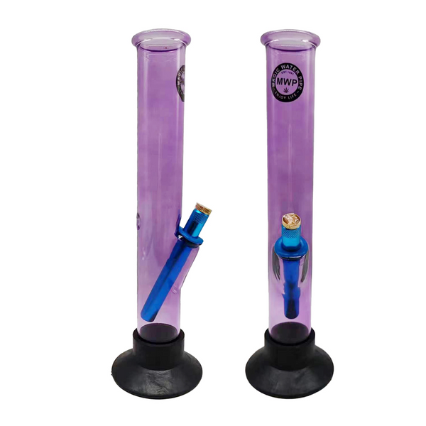 MWP Large Glass Bong purple Did (30cm)