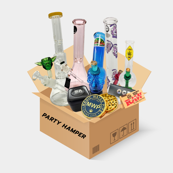 Mystery Box Party Hamper: 10 Mixed Bongs + Accessories