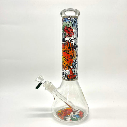 NG Glass Bongs Beaker - 35cm