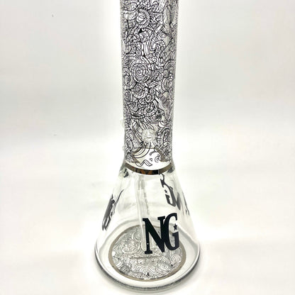 NG Glass Bongs Beaker - 37cm
