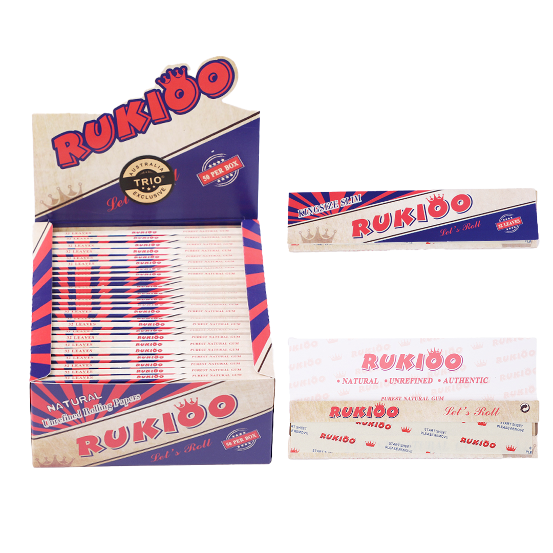 Rukioo 11cm Unrefined Natural Papers White