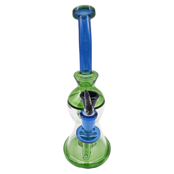 Stone Age  glass water pipe recycler design 25cm