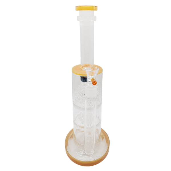 Stone Age Trautman Art Glass - yellow Stardust 36cm