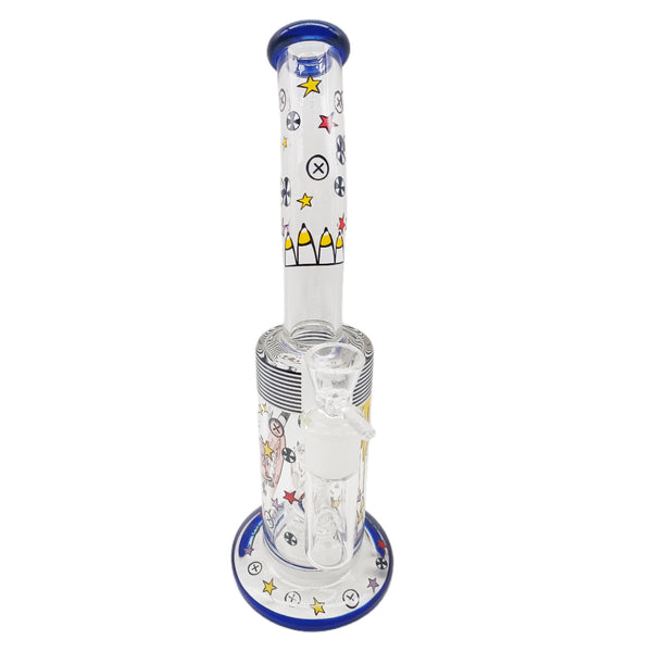 Stone Age Jerome Baker "Mind Control Bot" Glass Water Pipe