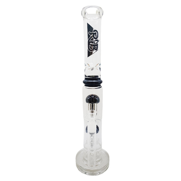 Stone Age  Grace Glass 'Black Tower Barrel' bong