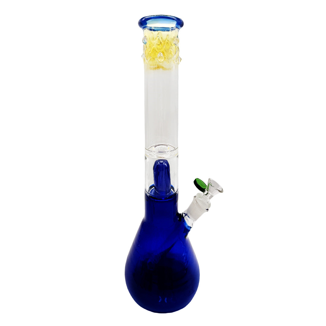 Stone Age Small Topoo Water Pipe with Tree Perc Bong – Blue 40cm ...