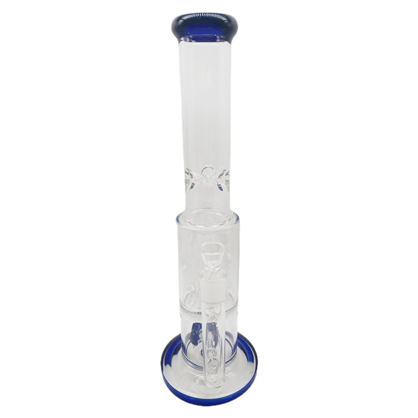 The Stone Age Ice Barrel Percolator Glass Bong 35.5cm