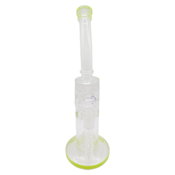 The Stone Age Neon Dome  Percolator Glass Bong 31cm
