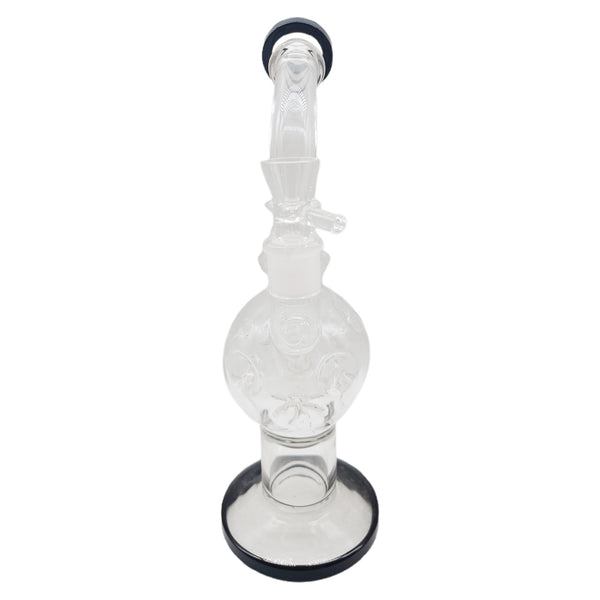 The Obsidian Orb Percolator Glass Bong 31cm