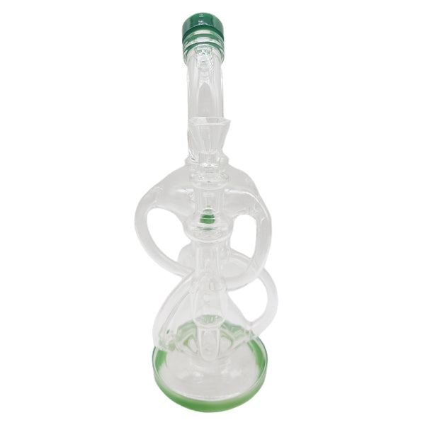 The Emerald Infinity Recycler Bong (30.5cm)