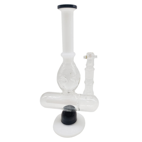 The Ghost Orbit Dual Chamber Glass Bong 30.5cm