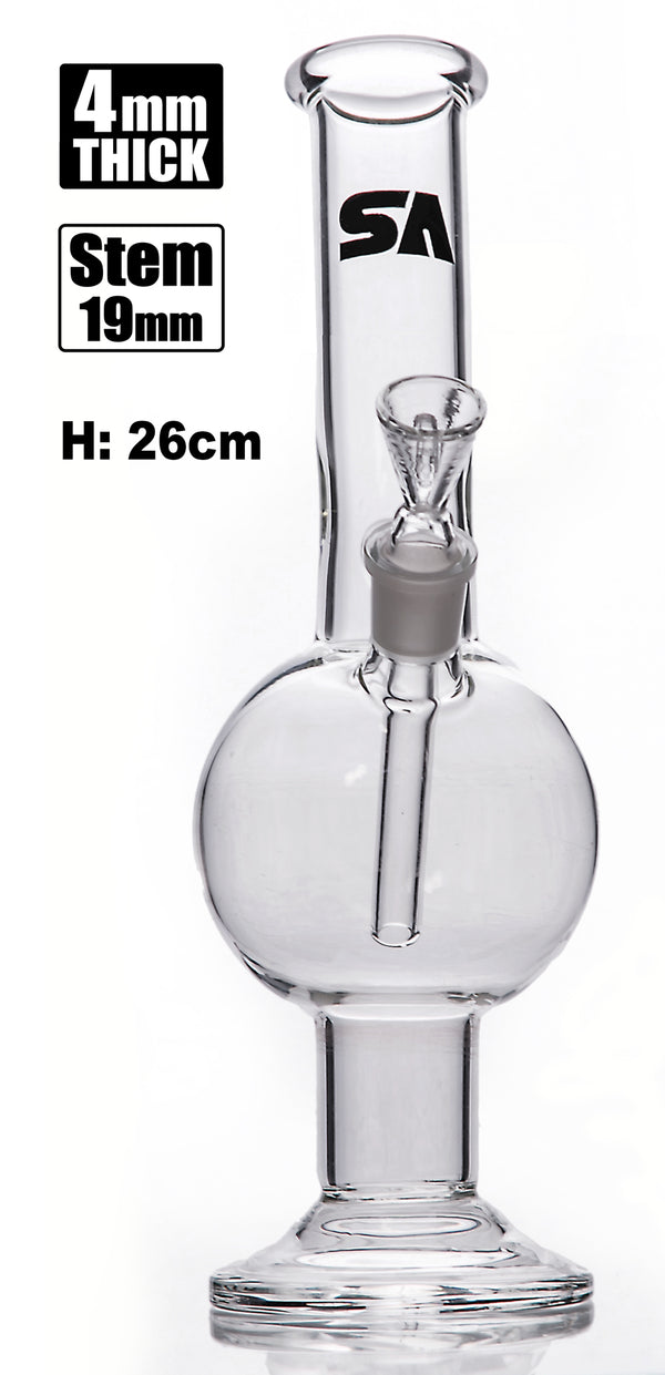 Stone Age Pedestal Bubble Beaker Bong 21cm