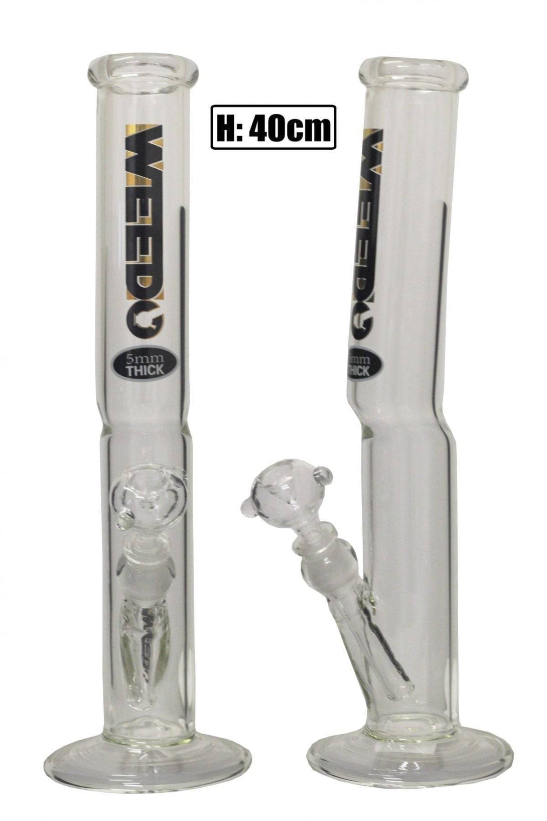 WEEDO Bent Water Pipe 40cm glass bong for sale in Australia