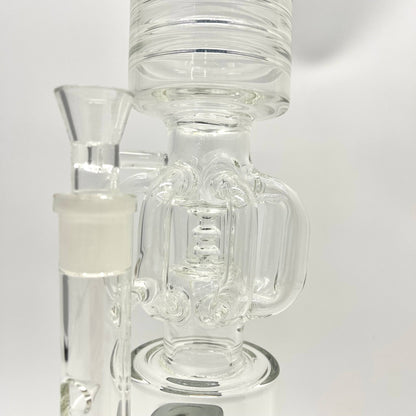 Stone Age Large Glass Bongs with Gray Top N Filter (55cm)