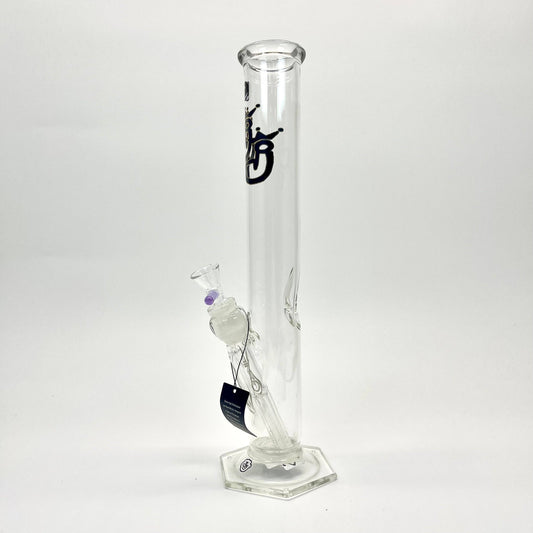 Large Stone Age Starter Straight Tube  Glass Bongs - 35cm