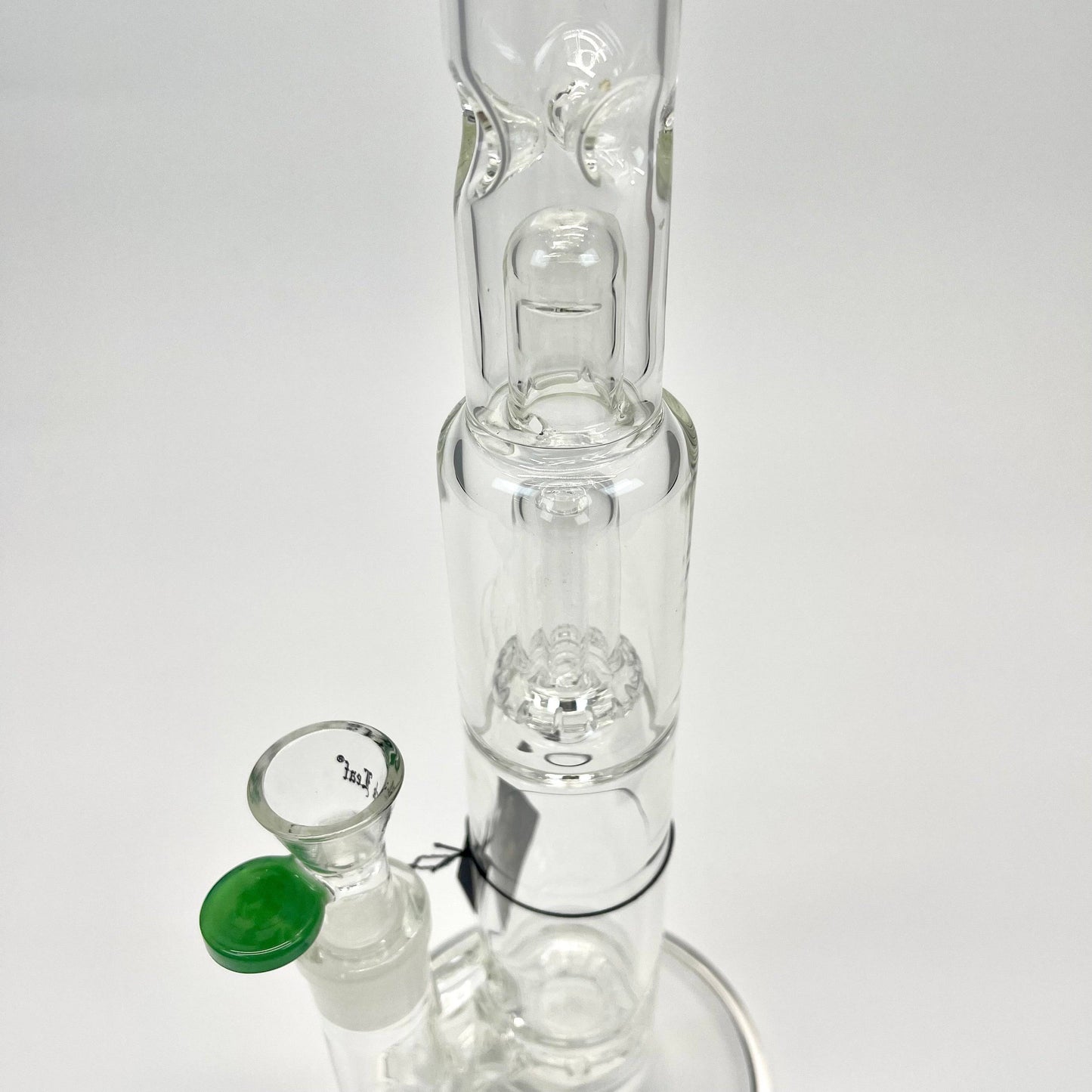 Large Stone Age Double Percolator Glass Bongs - 35cm