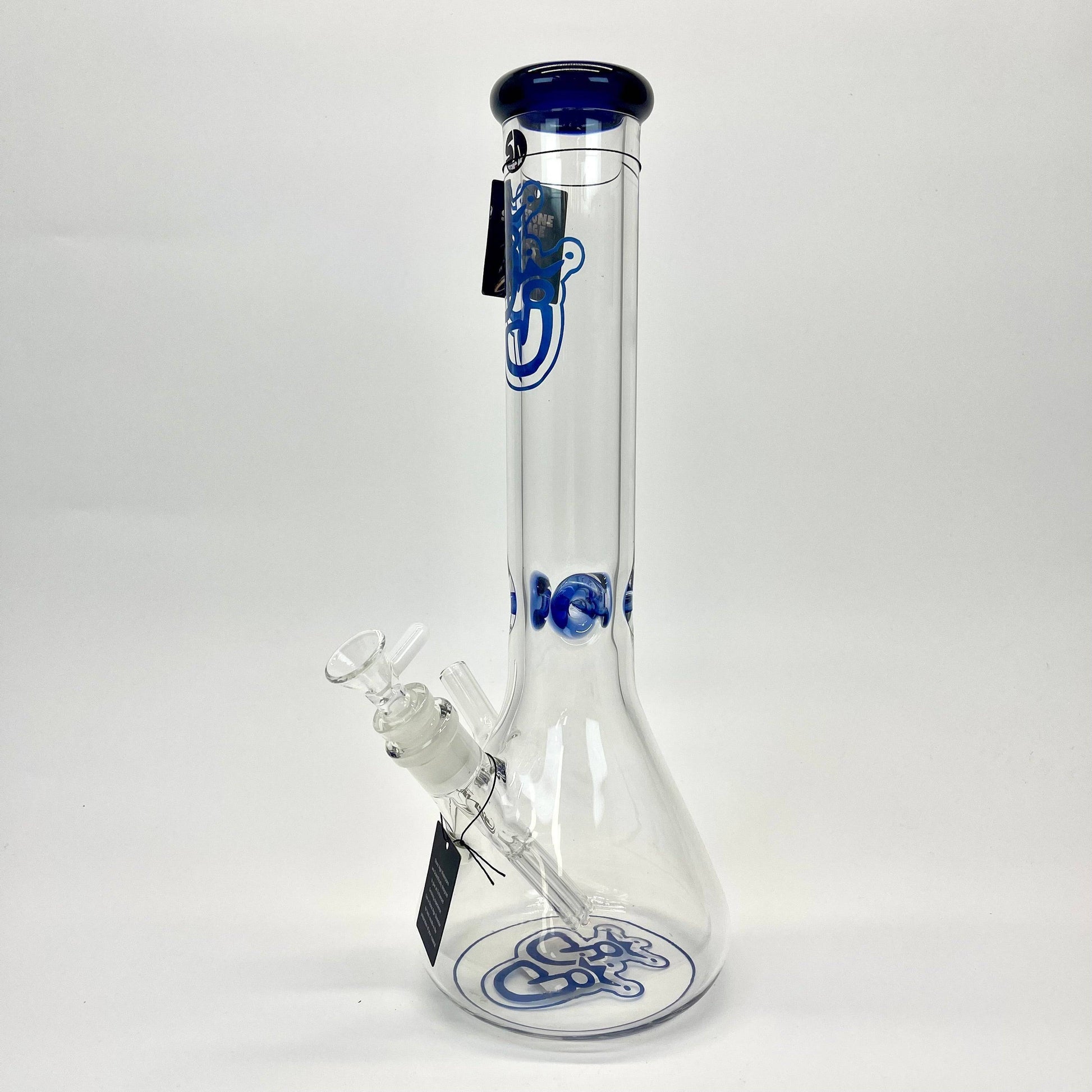 Large Stone Age Classic Blue Glass Bong 35cm available online in Australia