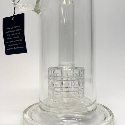 Large Stone Age Clear Glass Bong with Matrix Percolator - 30cm available online in Australia