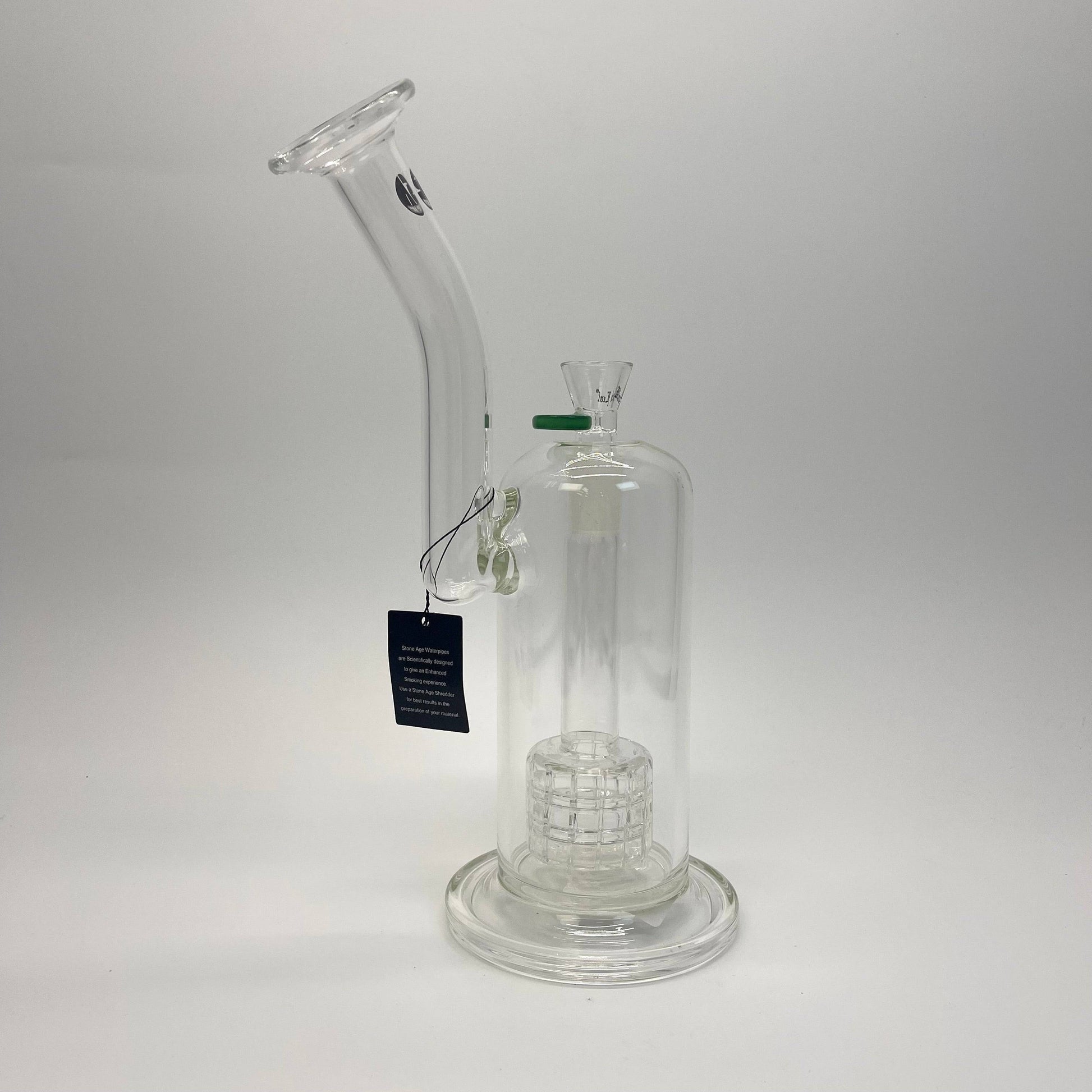 Large Stone Age Clear Glass Bong with Matrix Percolator - 30cm available online in Australia