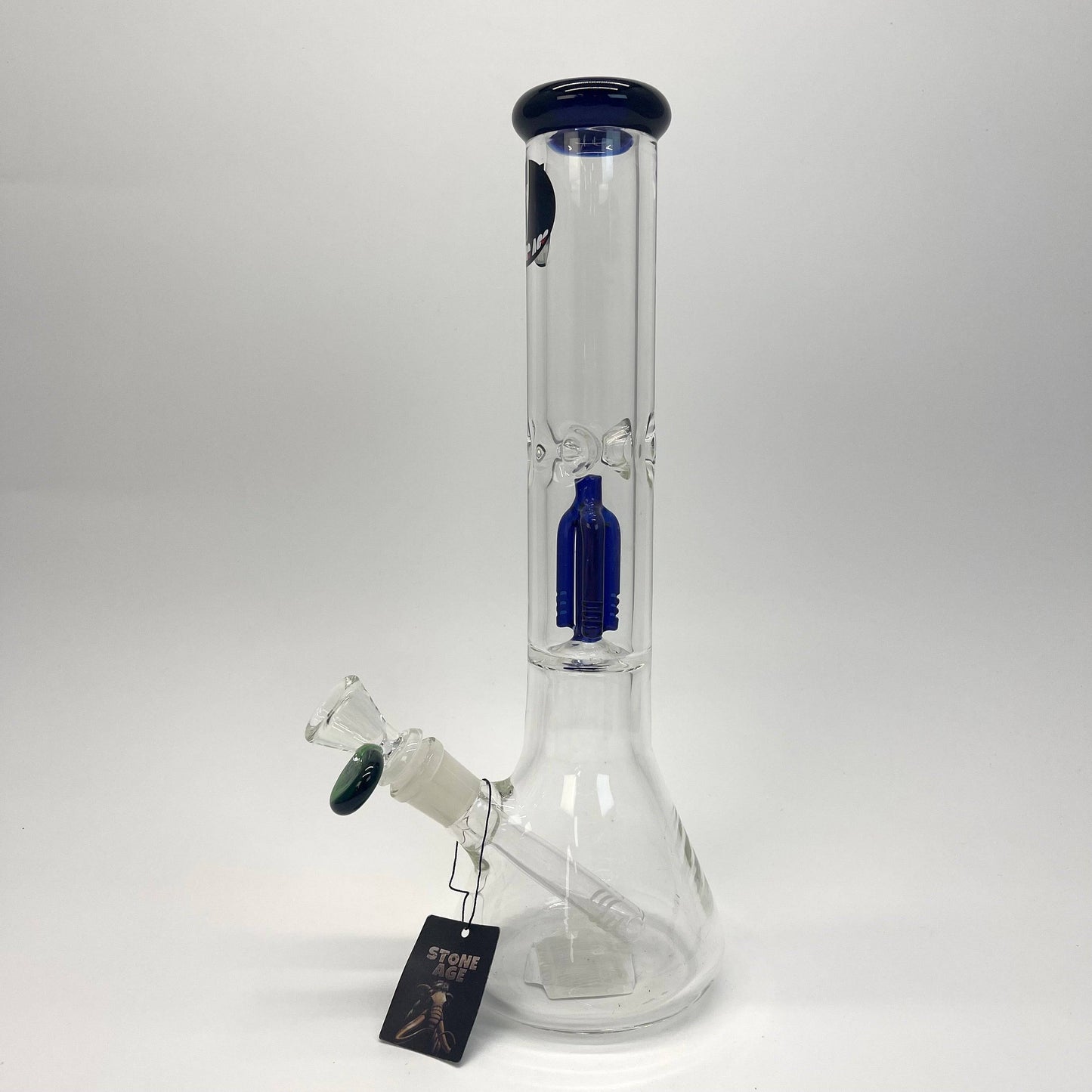 clear bong, blue filter