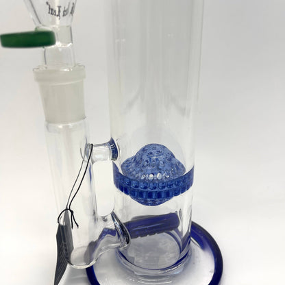 Glass long bong blue filter