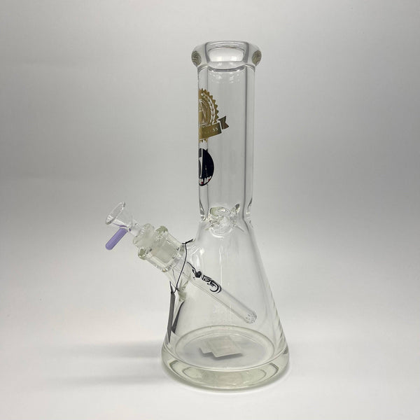 Large Stone Age Clear Beaker Glass Bongs - 30cm